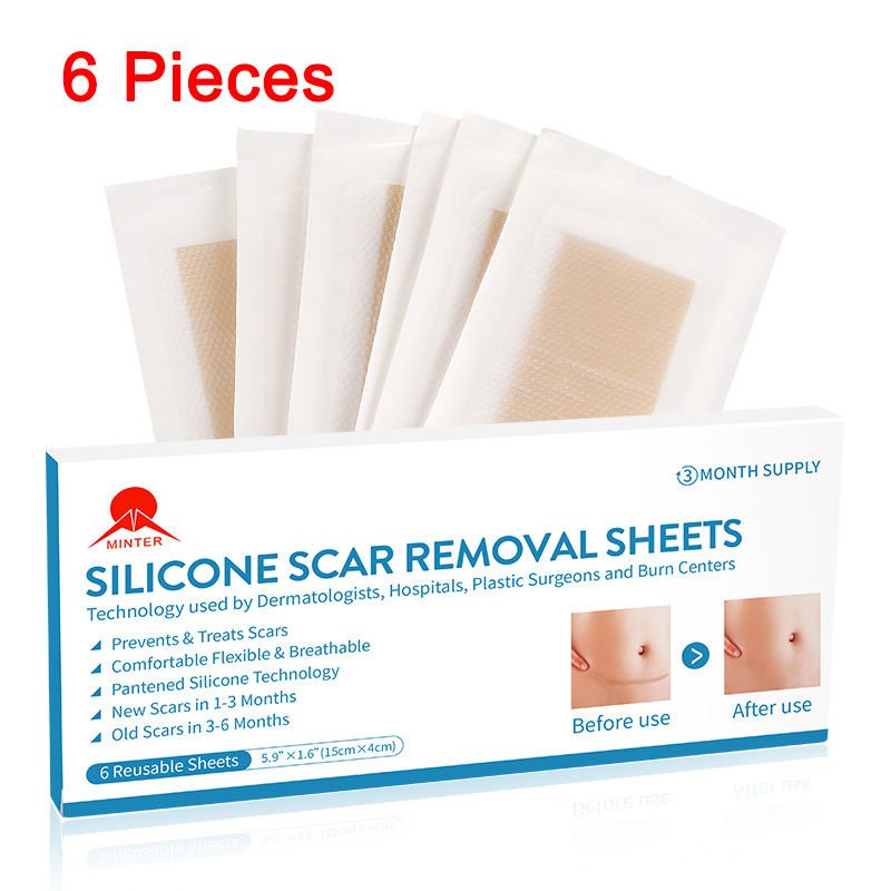Medical Grade Adhesive Breathable Silicone Scar Removal Patch Factory Skin Color Waterproof for Scar Transparent Wound Dressings